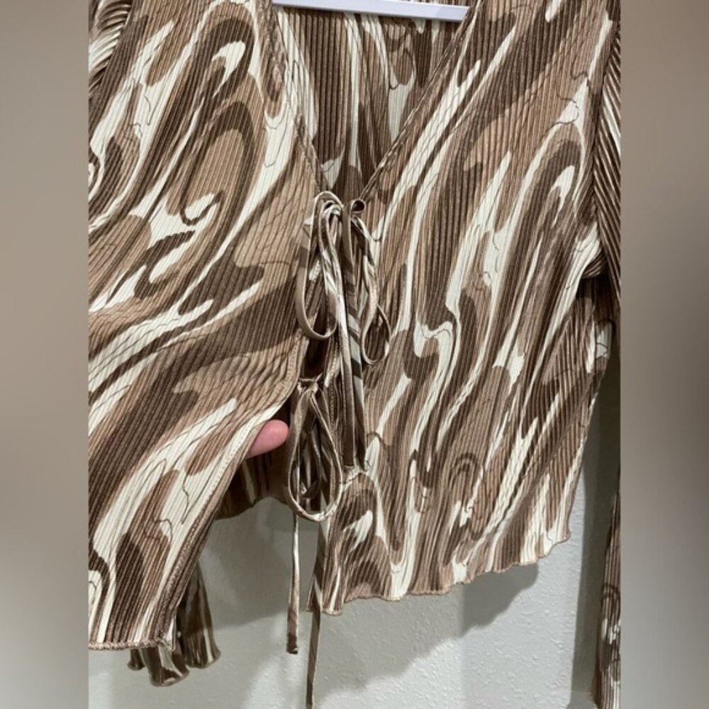 Anthropologie Boho Mod Swirl Pattern Set Feminine… - image 4